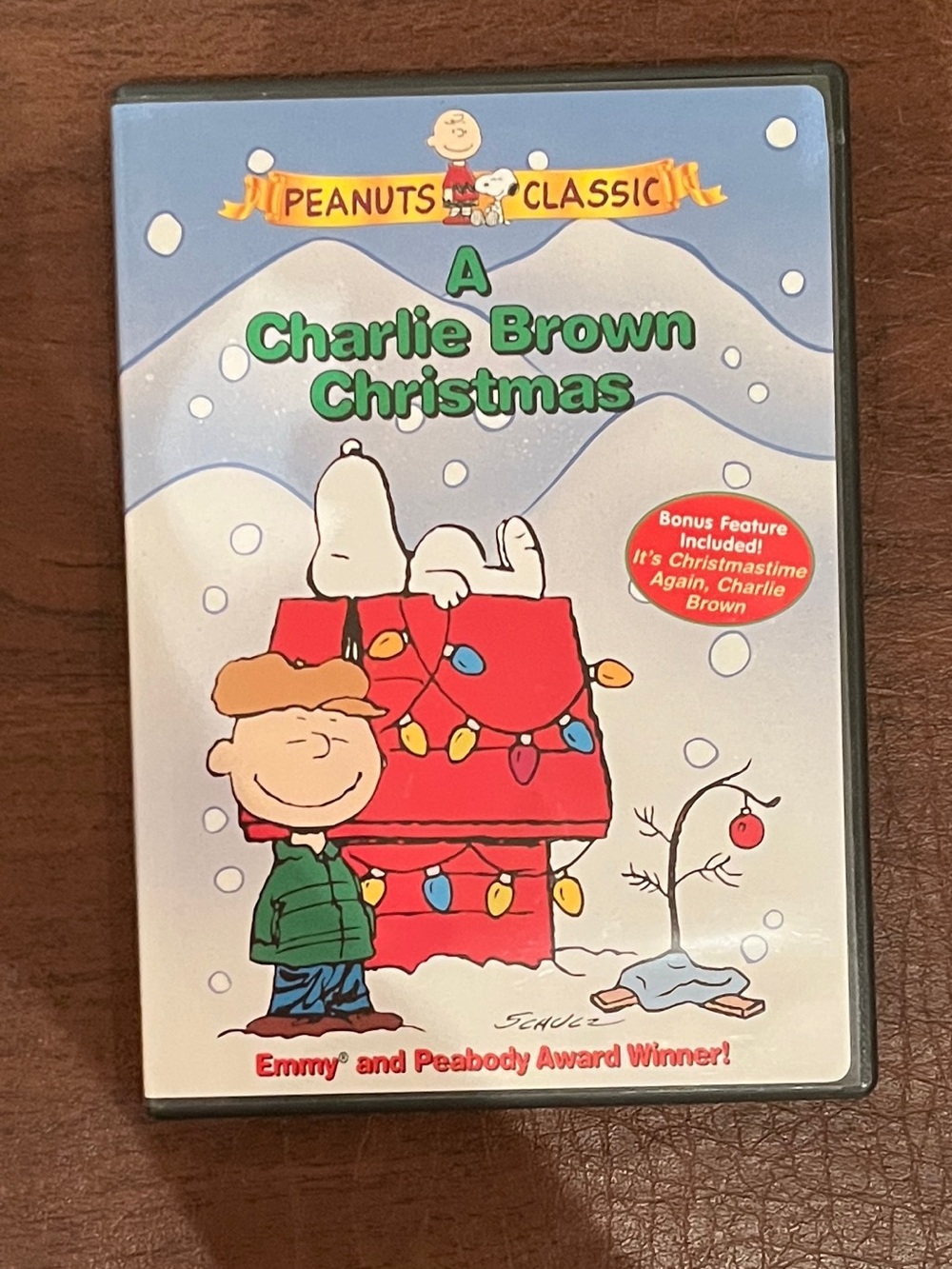 A Charlie Brown Christmas DVD - Red/White Holiday Cover